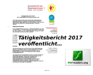 Tätigkeitsbericht 2017 veröffentlicht