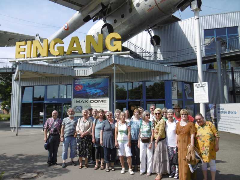 Ausflug Technikmuseum Speyer Gruppenbild