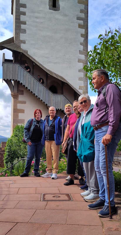 Gruppenbild an der Wartburg